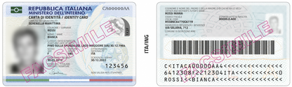 Identity card (IT) carta d'identità